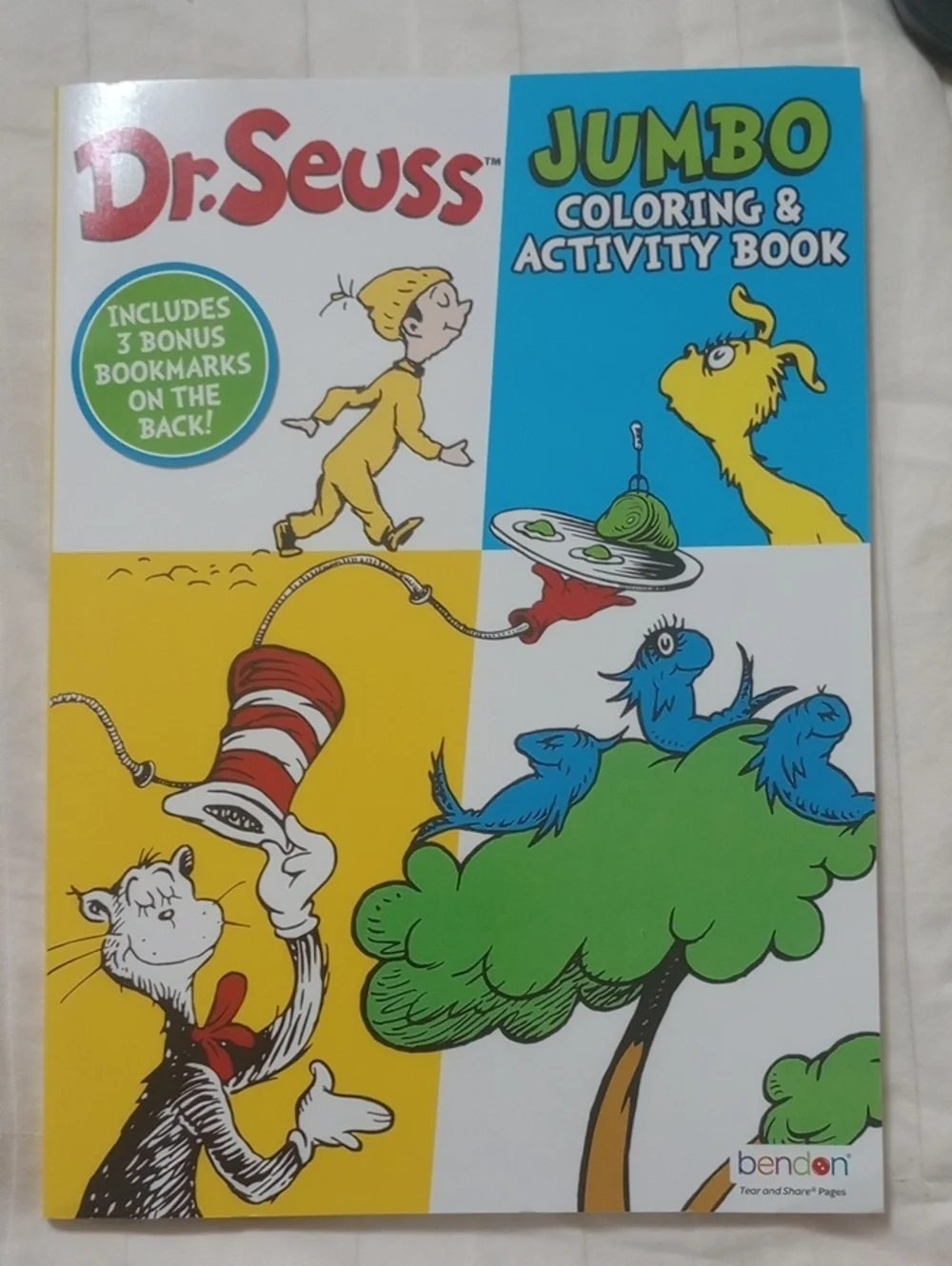 🇺🇸$5 Bundled NWT DR. SEUSS Jumbo Coloring & Activity Book -